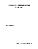 Introduction to Economics lecture note.pdf